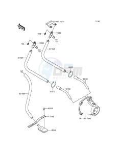 JET_SKI_ULTRA_LX JT1500KFF EU drawing Bilge System