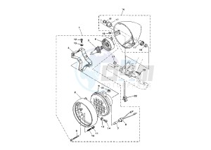 XVS DRAG STAR 650 drawing HEADLIGHT MY02