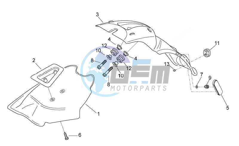 Rear body III - Mudguard