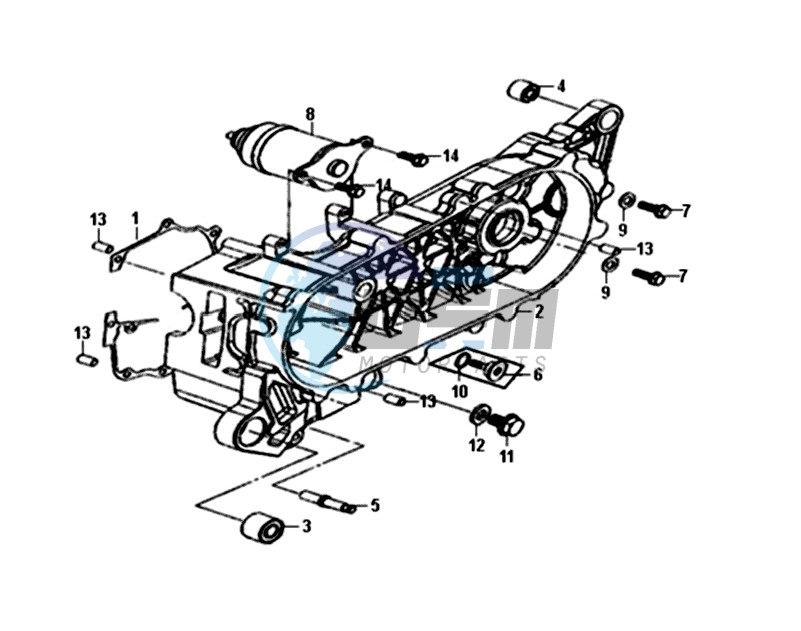 CRANKCASE COVER LINKS