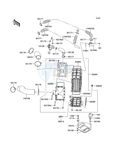 JET SKI ULTRA 300LX JT1500JCF EU drawing Inter Cooler