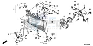 NC750XAE NC750XA Europe Direct - (ED) drawing RADIATOR