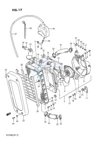 VS750GL (E1) INTRUDER drawing RADIATOR