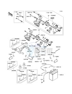 KVF 360 B [PRAIRIE 360] (B1-B3) [PRAIRIE 360] drawing CHASSIS ELECTRICAL EQUIPMENT