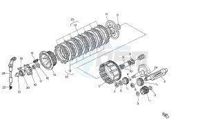 RAPTOR EU2 125 drawing CLUTCH