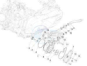 MEDLEY 125 4T IE ABS E4 2020 (APAC) drawing Cooler pump