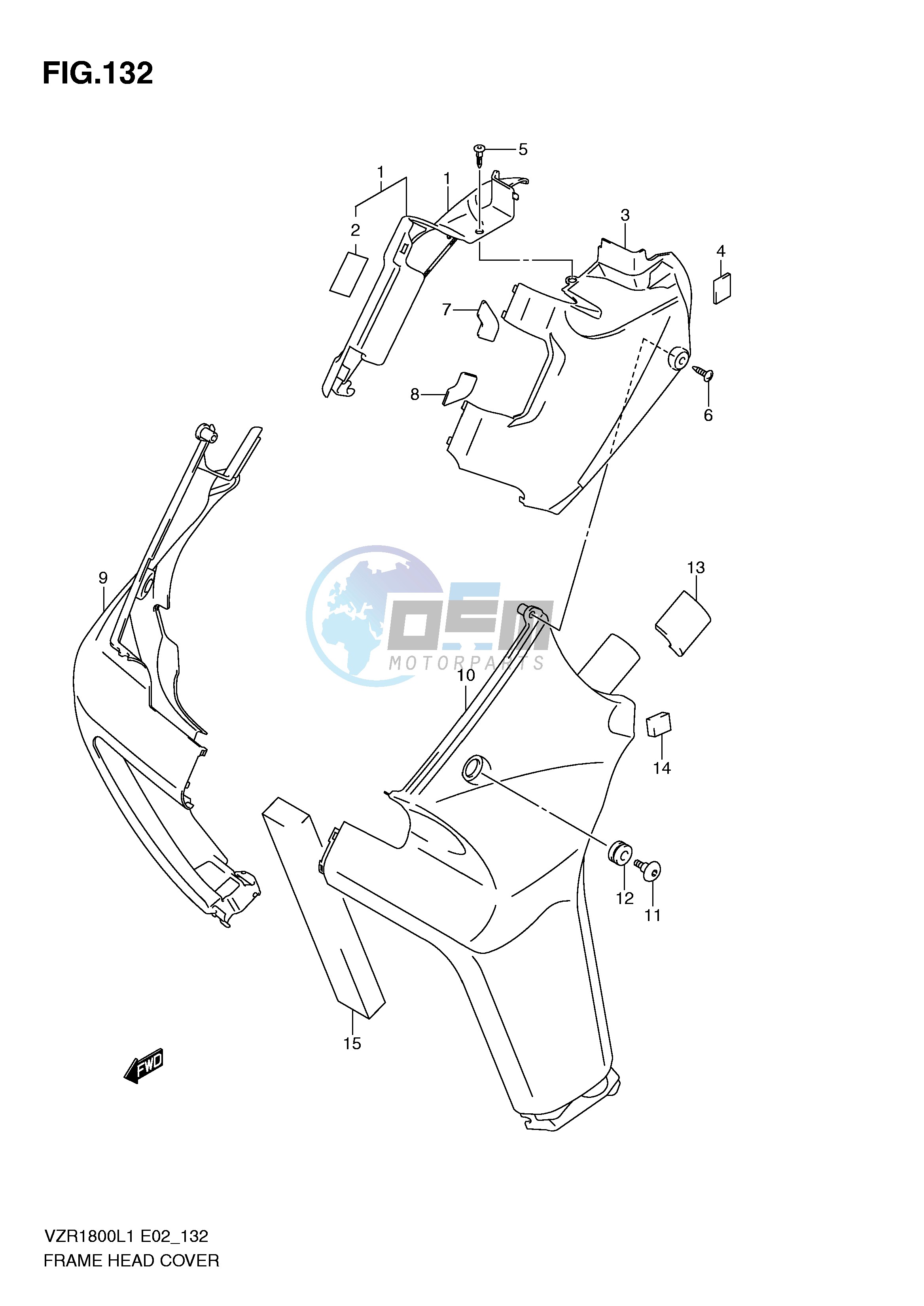 FRAME HEAD COVER (VZR1800ZL1 E24)