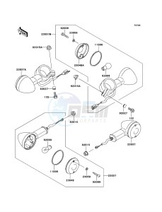 VN800 CLASSIC VN800B6F GB XX (EU ME A(FRICA) drawing Turn Signals