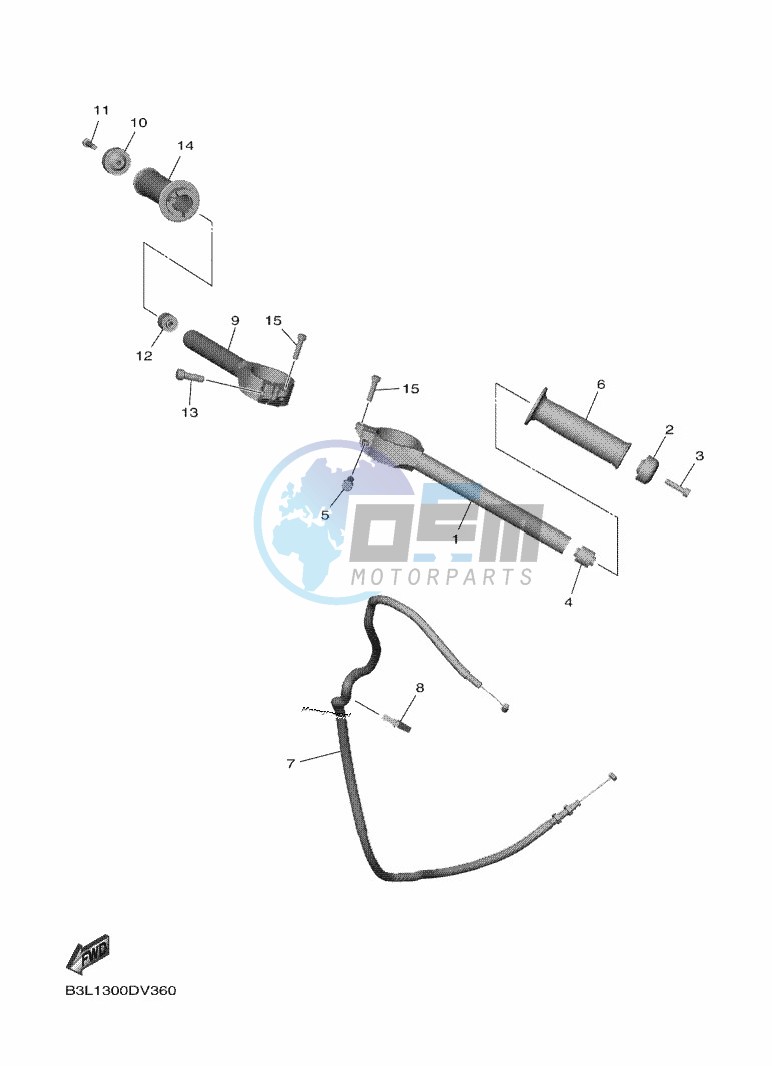 STEERING HANDLE & CABLE