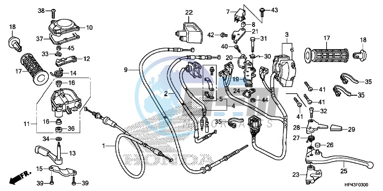 HANDLE LEVER/SWITCH/CABLE