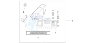 CBR1000RAA Europe Direct - (ED / ABS) drawing PP HUGGER*NHA30M*