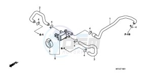 CBF1000TA Europe Direct - (ED / ABS) drawing AIR INJECTION CONTROL VALVE