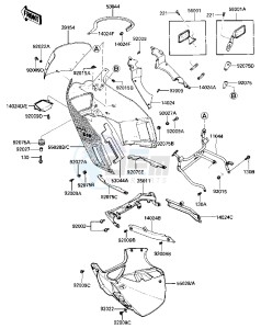 ZX 600 A [NINJA 600] (A1-A2) [NINJA 600] drawing FAIRING -- ZX600-A1- -