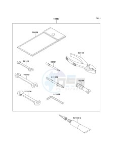 VN 1700 C [VULVAN 1700 NOMAD] (9FA) C9F drawing OWNERS TOOLS