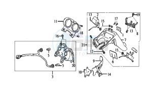 RED DEVIL 50 L6 drawing TAILLIGHT -  INDICATORS - REAR FENDER