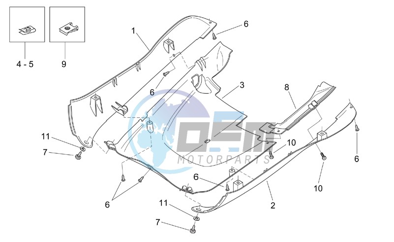 Central body - Underpanel