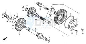 PAC16A1 RACOON drawing CRANKSHAFT