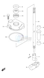 DF 115A drawing Shift Rod (C/R)