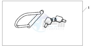 XL1000V9 F / CMF drawing U-LOCK (TYPE M)