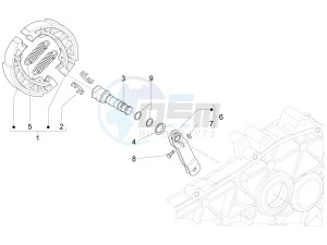 SPRINT 50 4T 4V NOABS E2 (EMEA) drawing Rear brake - Brake jaw