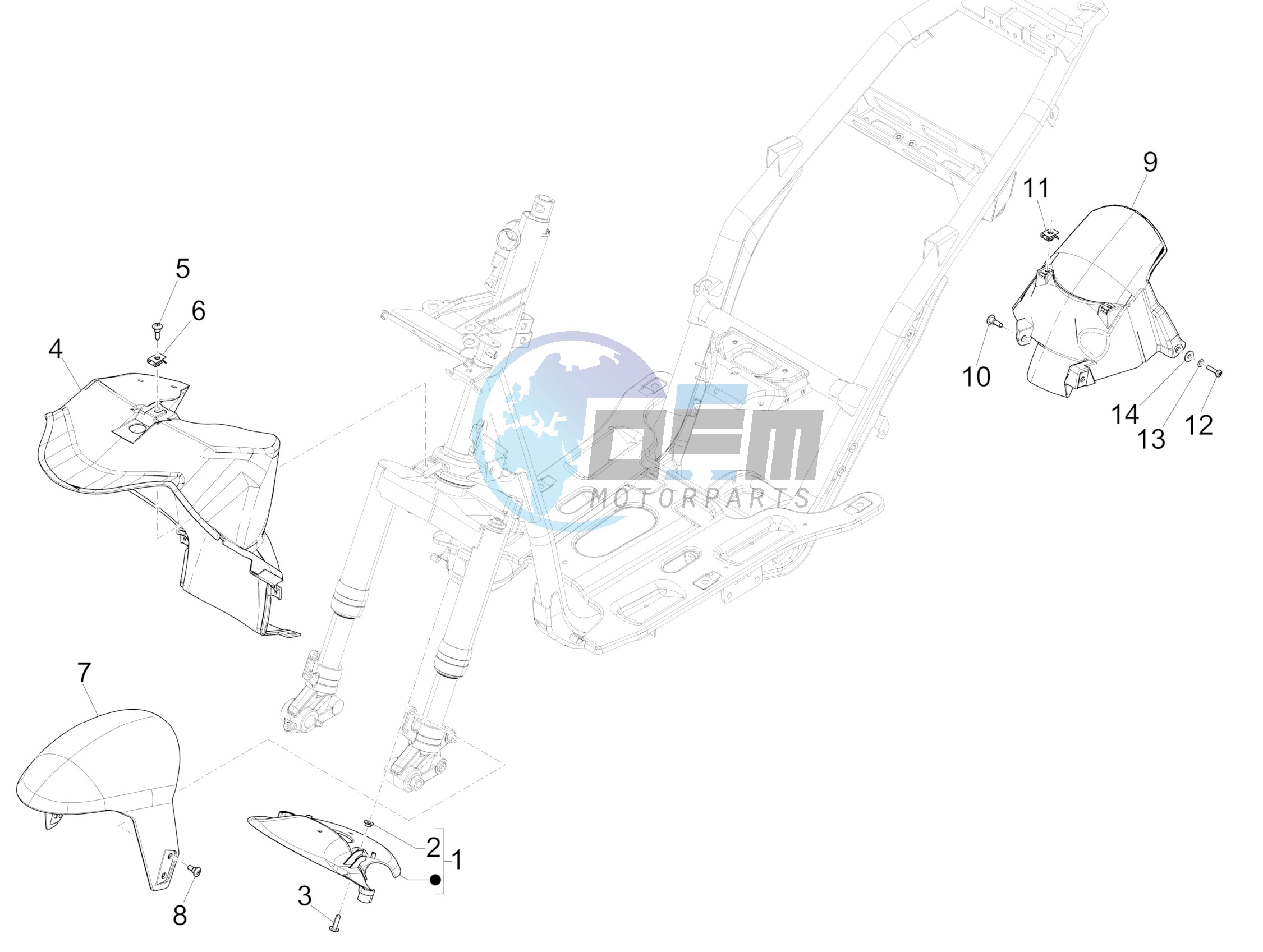 Wheel housing - Mudguard