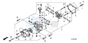 TRX420FPAC TRX420 ED drawing MAIN VALVE BODY