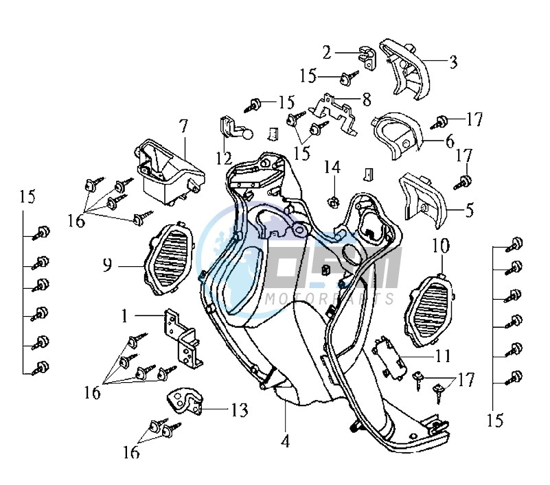 COWLING INNER FR PLATE