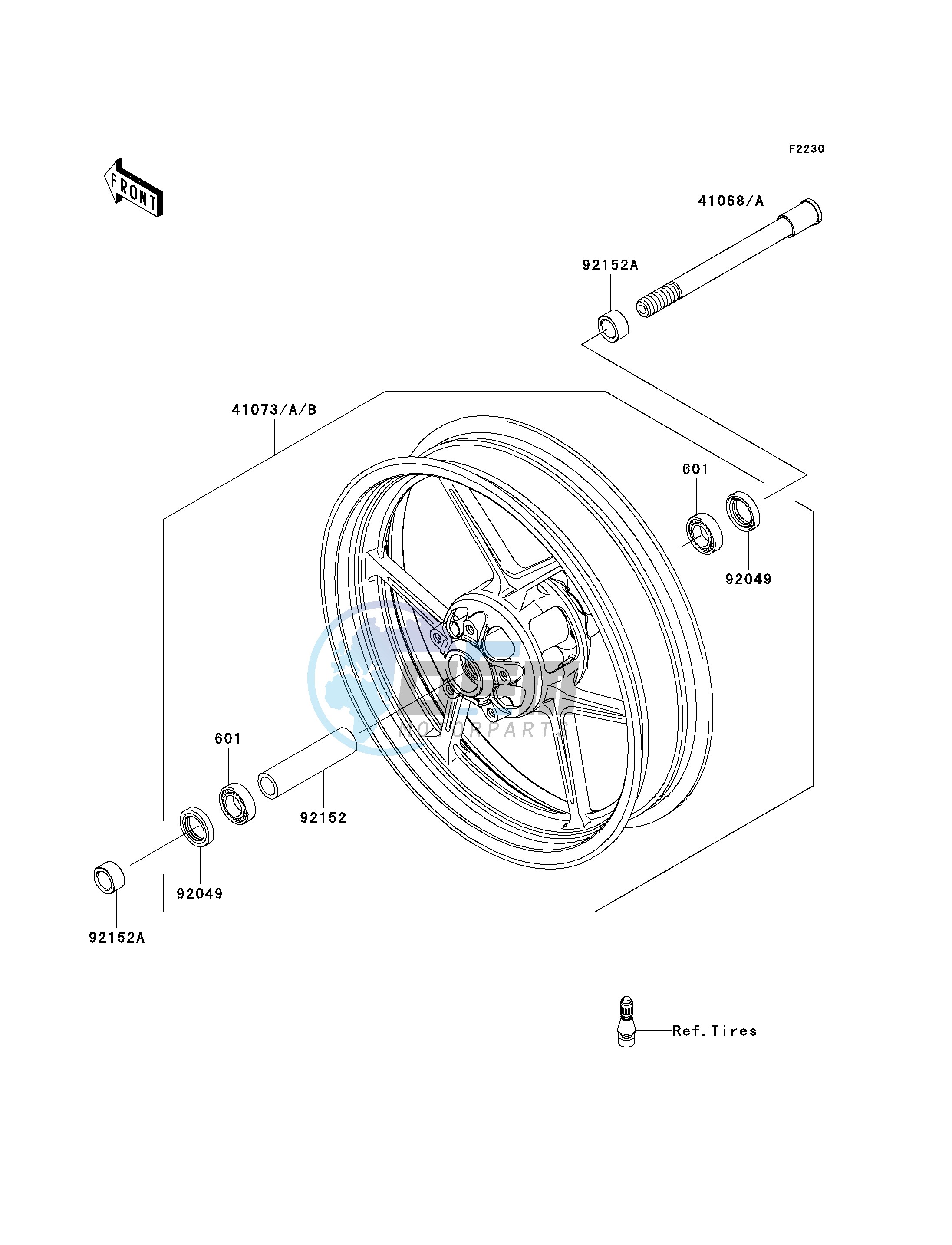 FRONT WHEEL