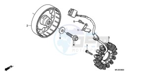 CBR600RRA F / CMF drawing GENERATOR