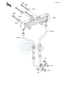 KZ 750 L [L3] drawing OIL COOLER