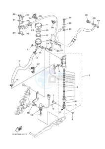 MT07A MT-07 ABS 700 (1XB9) drawing REAR MASTER CYLINDER