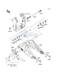 NINJA_ZX-10R_ABS ZX1000KEF FR XX (EU ME A(FRICA) drawing Swingarm