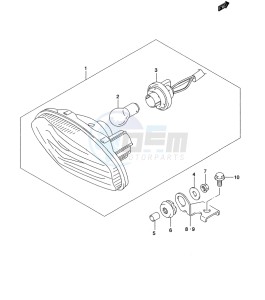 LT-A500XP Z drawing REAR COMBINATION LAMP (LT-A500XPL2 P24)