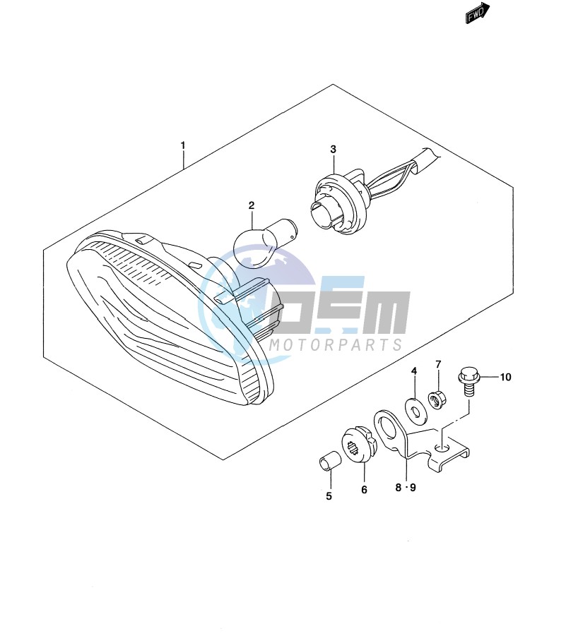 REAR COMBINATION LAMP (LT-A500XPL2 P24)