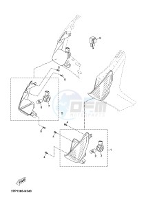 YP125R X-MAX125 X-MAX125 (2ABA 2ABA 2ABA) drawing FLASHER LIGHT