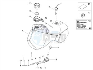 SX 50 LOW SEAT E4 (EMEA) drawing Fuel tank