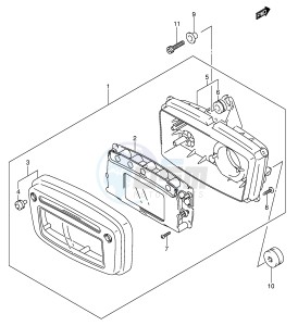 LT-A700X (E17) drawing SPEEDOMETER