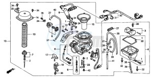 FES250 FORESIGHT drawing CARBURETOR