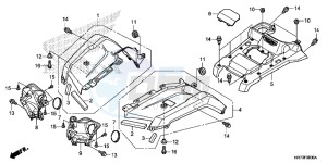 TRX420FA6H Europe Direct - (ED) drawing FRONT FENDER