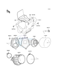 KX85 / KX85 II KX85A7F EU drawing Air Cleaner