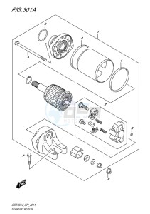 GSR750 ABS EU drawing STARTING MOTOR