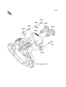 VN2000 VN2000A6F GB XX (EU ME A(FRICA) drawing Camshaft(s)/Tensioner