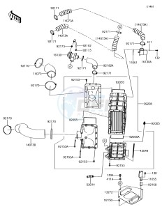 JET SKI ULTRA 310X JT1500LJF EU drawing Inter Cooler