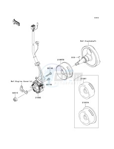 KX 250 W [KX250F MONSTER ENERGY] (W9FA) W9F drawing GENERATOR