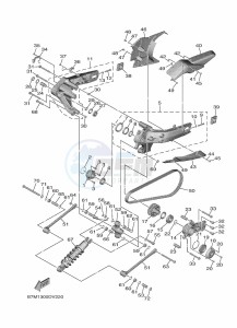 CZD300-A XMAX 300 (BBA4) drawing CAMSHAFT & CHAIN