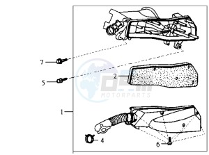 JET EURO X 50 E2 drawing AIRFILTER