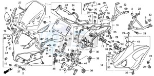 CBF1000T drawing COWL