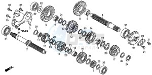 XL700VA drawing TRANSMISSION