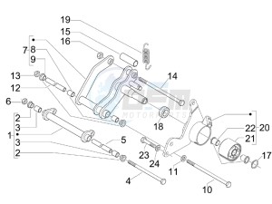 GTS 250 ie China drawing Swinging arm