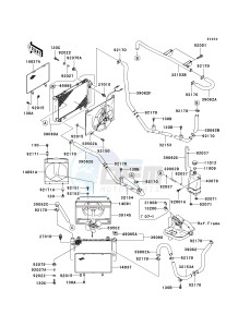 KAF 950 B [MULE 3010 DIESEL 4X4] (B7F) B6F drawing RADIATOR